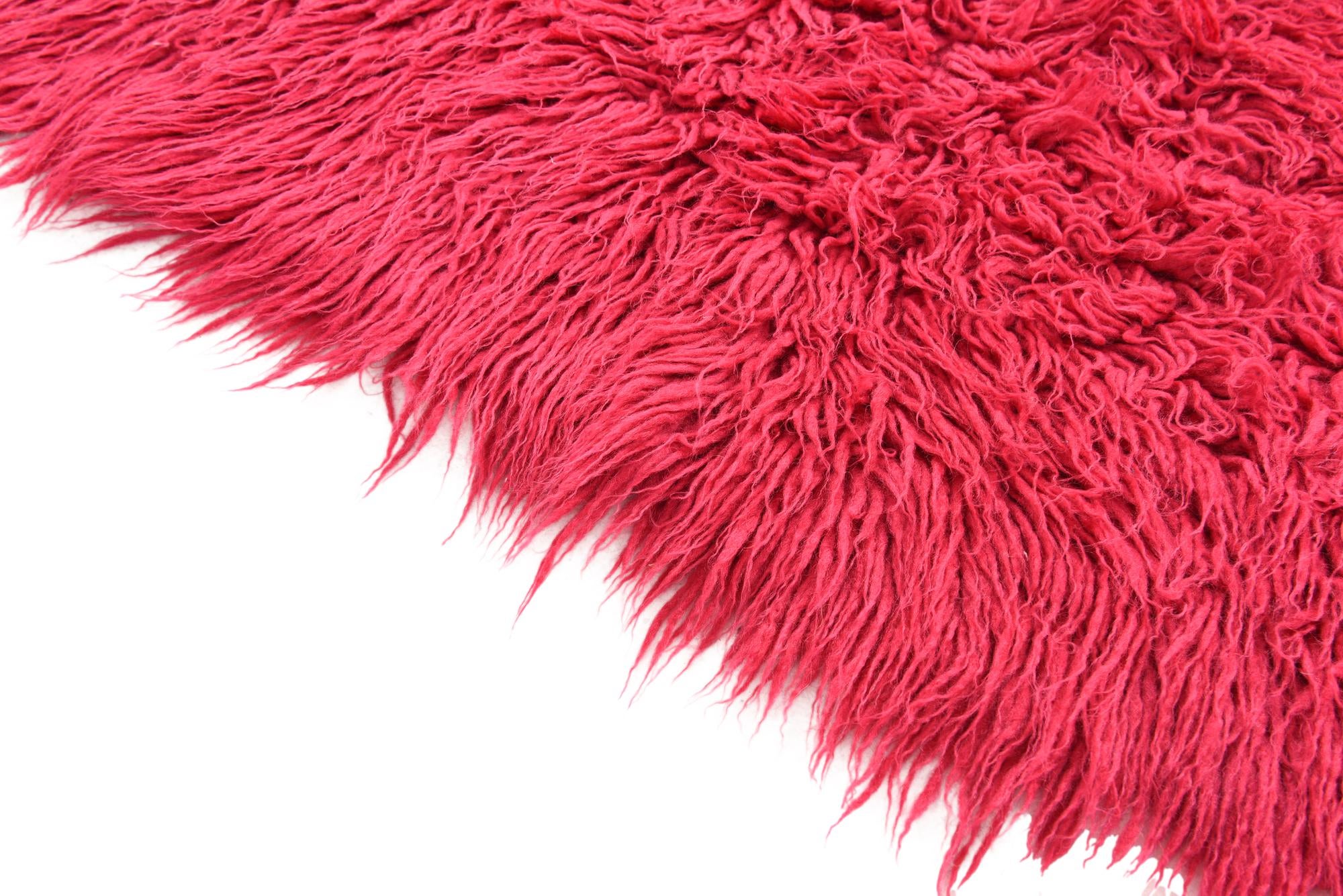 4' 4 x 6' 2 Hand Knotted Moroccan Wool Rug