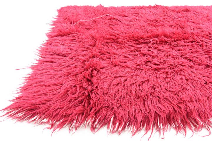 4' 1 x 6' 6 Hand Knotted Moroccan Wool Rug