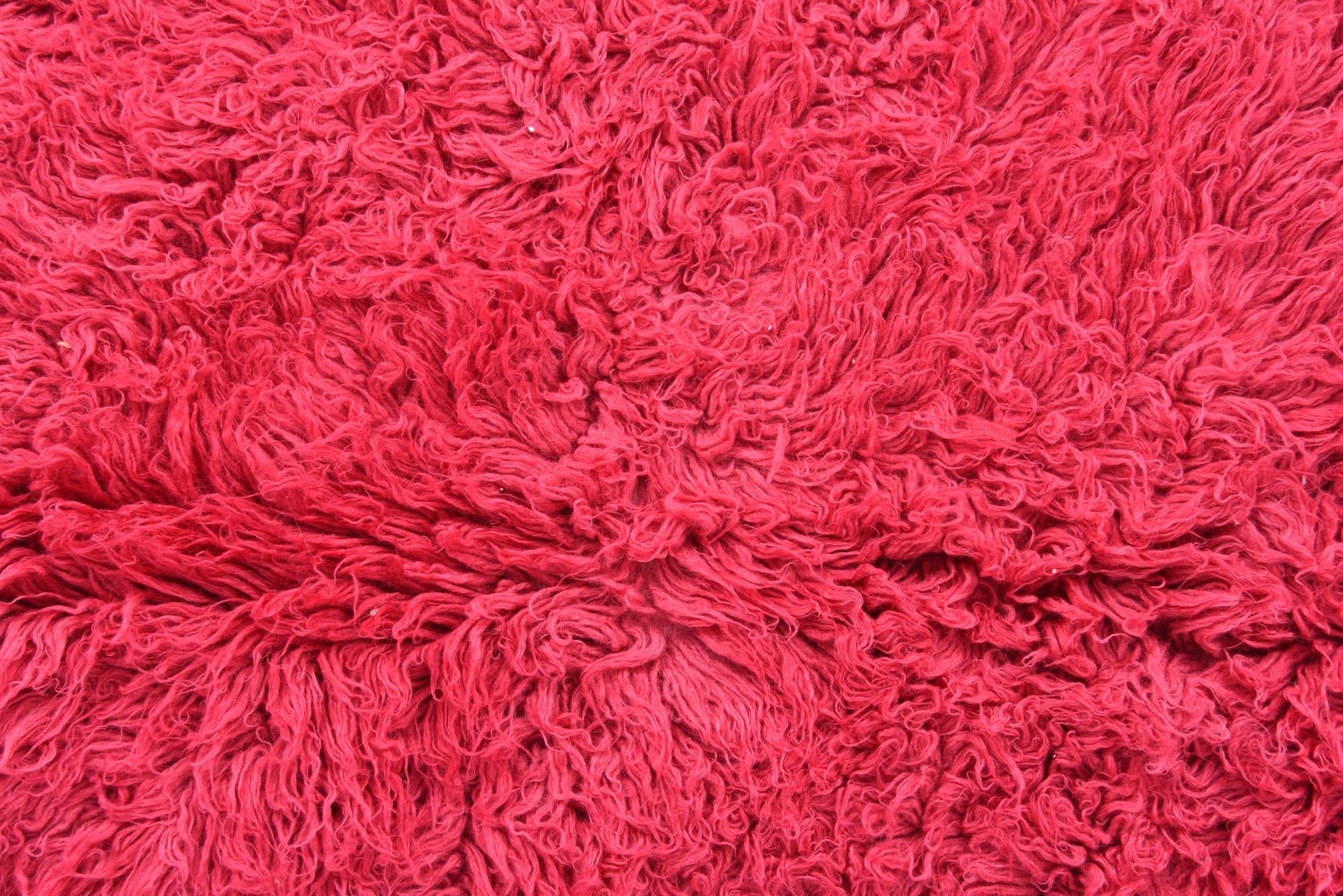 4' 1 x 6' 6 Hand Knotted Moroccan Wool Rug