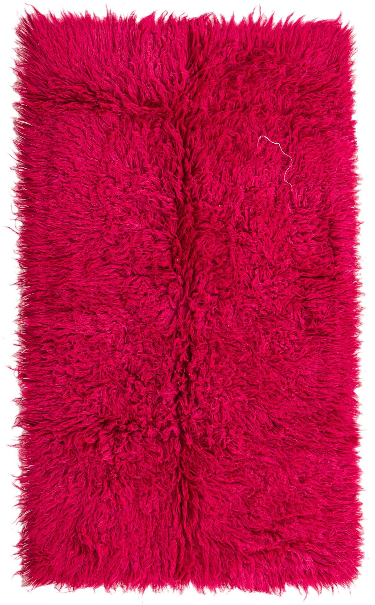 4' 1 x 6' 6 Hand Knotted Moroccan Wool Rug