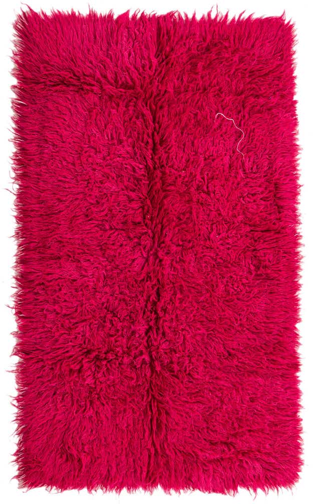 4' 1 x 6' 6 Hand Knotted Moroccan Wool Rug