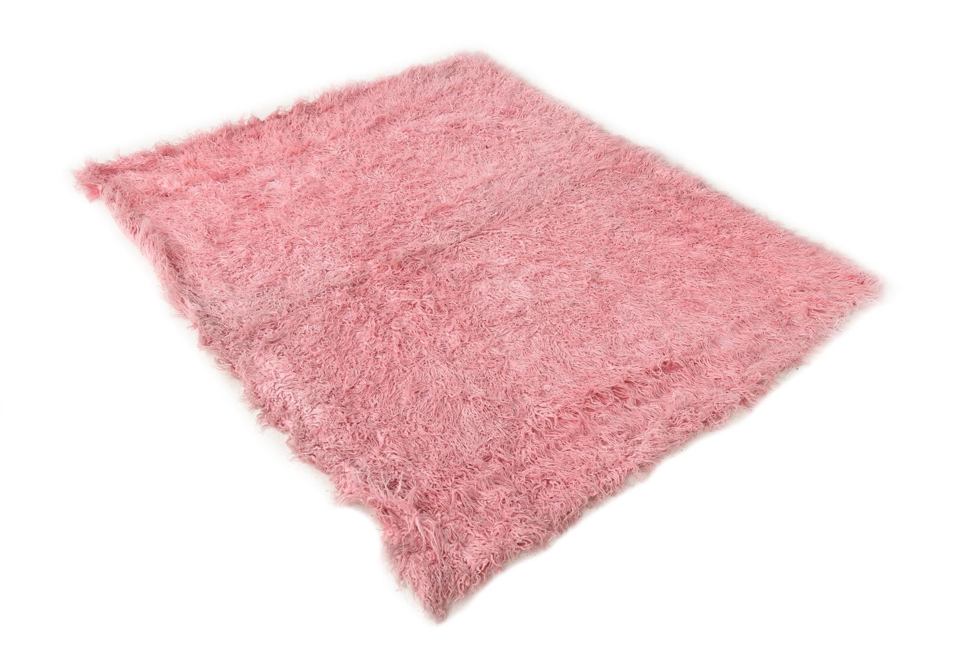4' x 5' Hand Knotted Moroccan Wool Rug