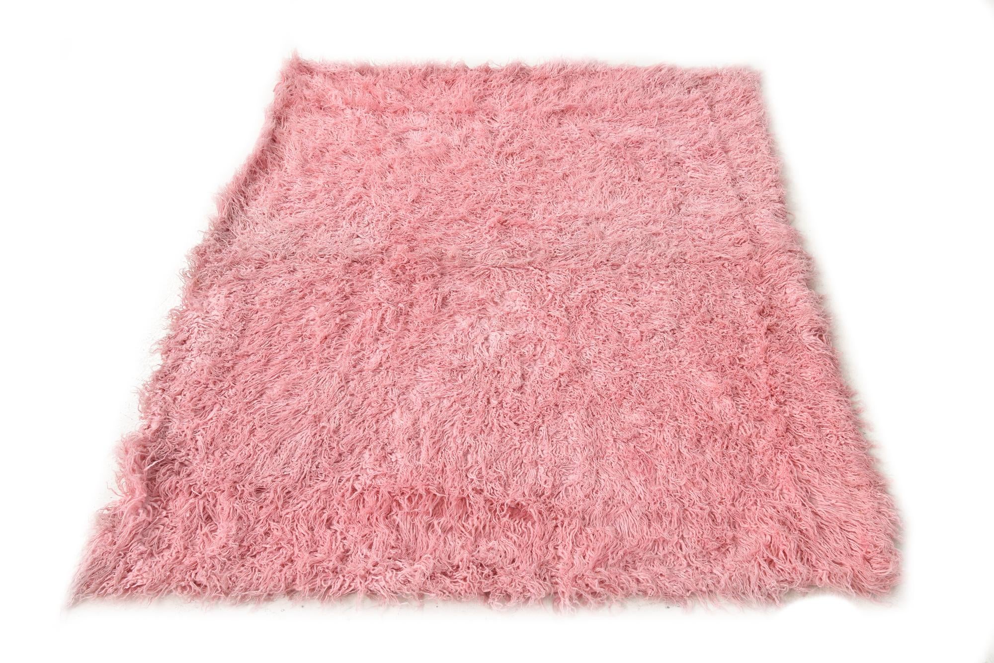 4' x 5' Hand Knotted Moroccan Wool Rug
