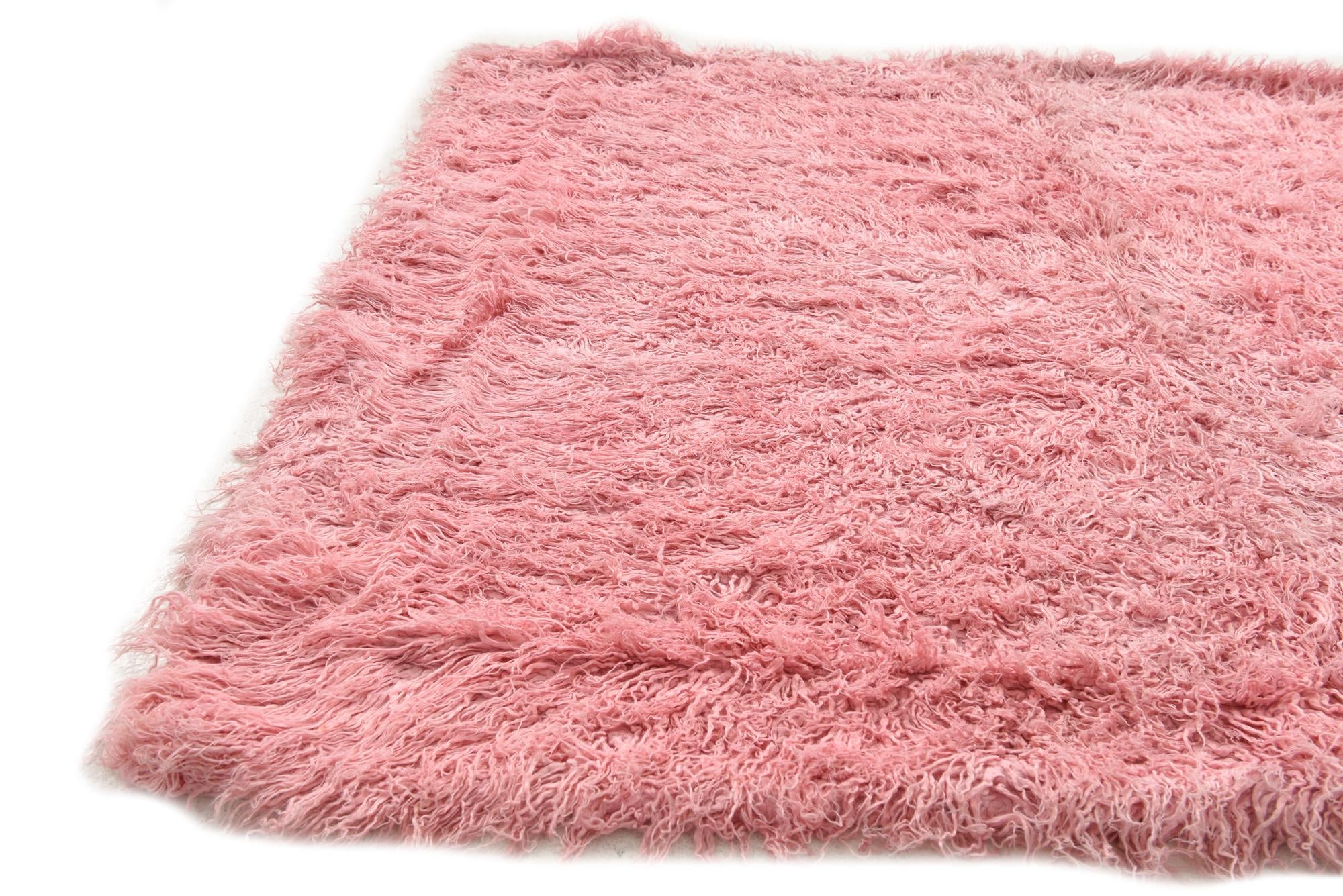 4' x 5' Hand Knotted Moroccan Wool Rug