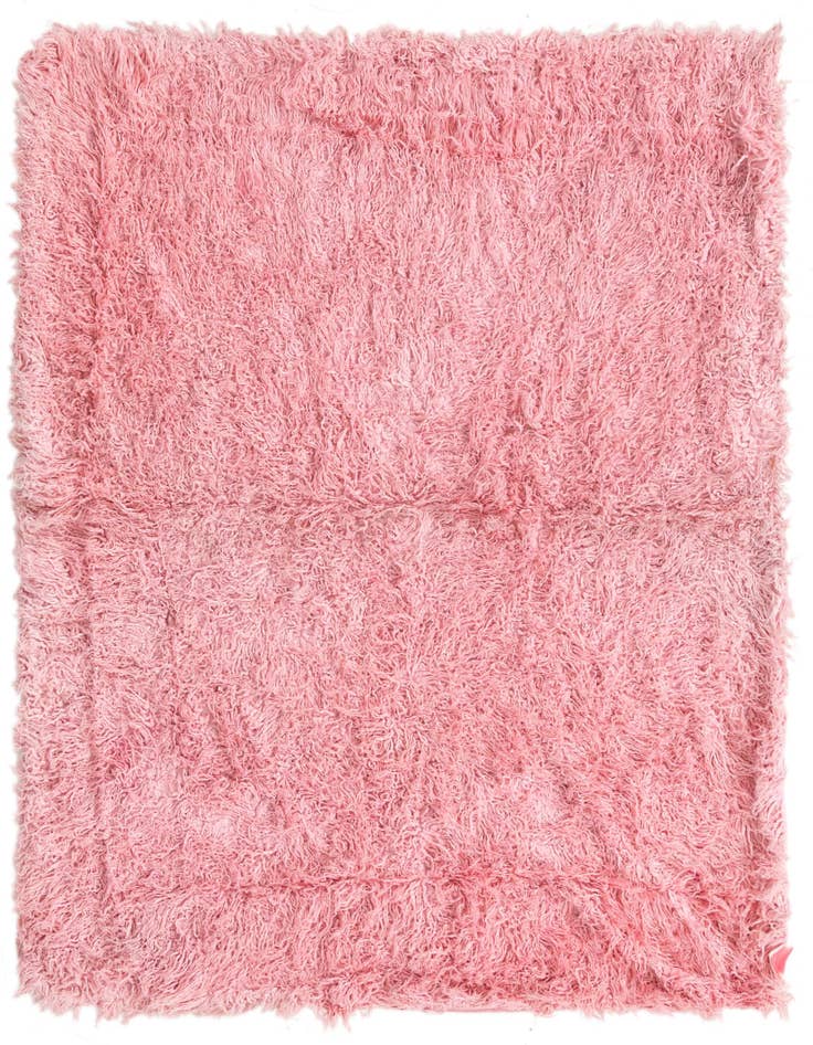 Detail image of 4' x 5' Hand Knotted Moroccan Wool Rug
