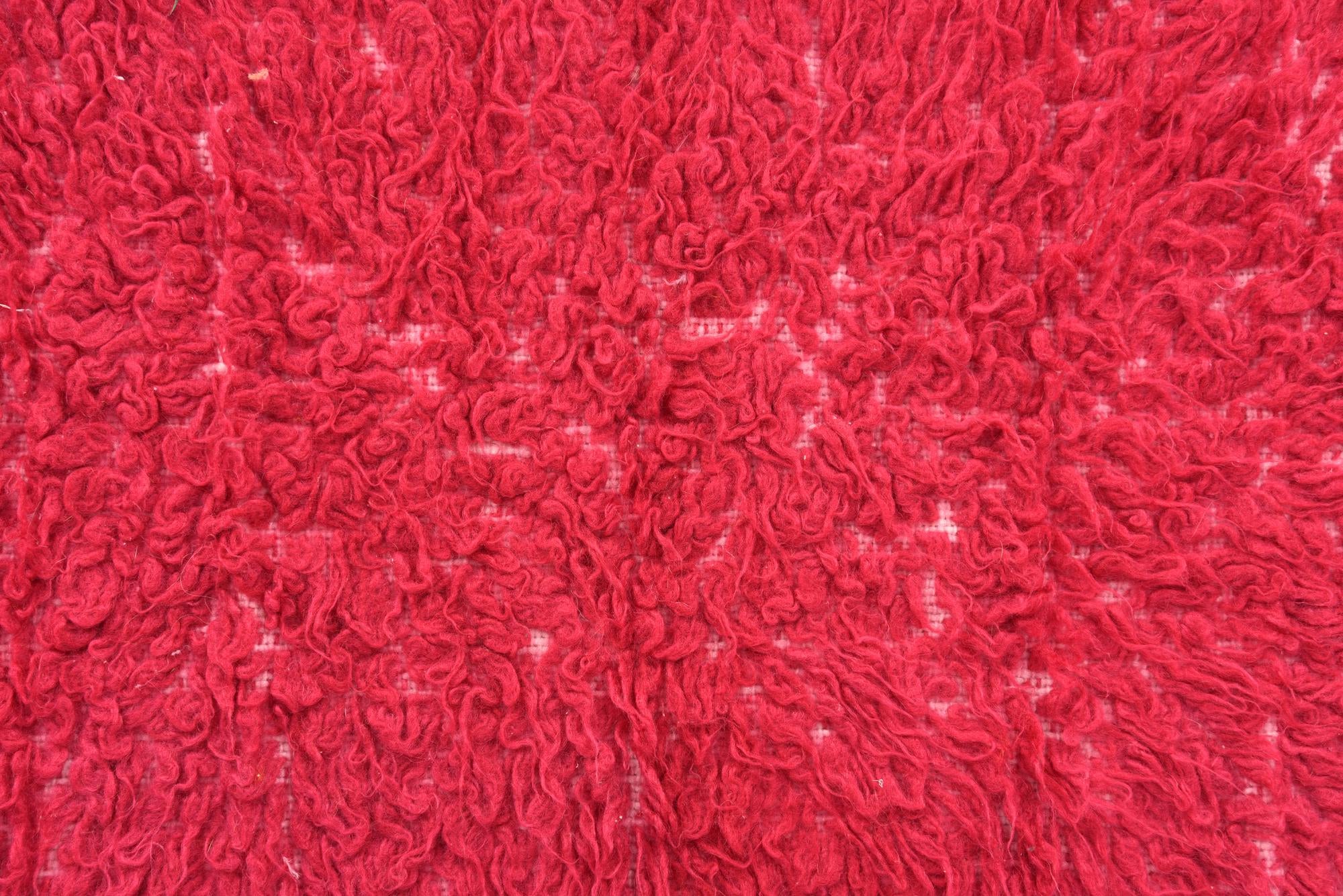 1' 10 x 3' 9 Hand Knotted Moroccan Wool Rug
