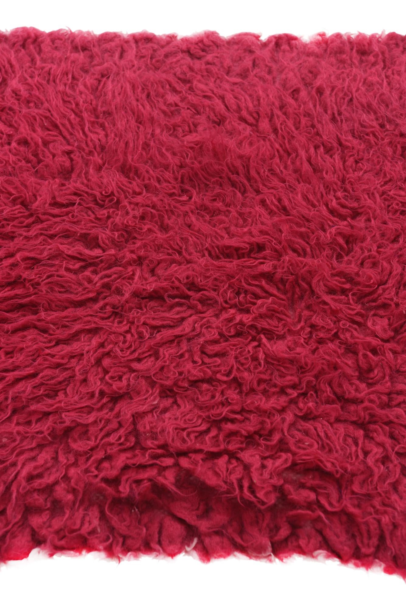 2' 3 x 4' Hand Knotted Moroccan Wool Rug