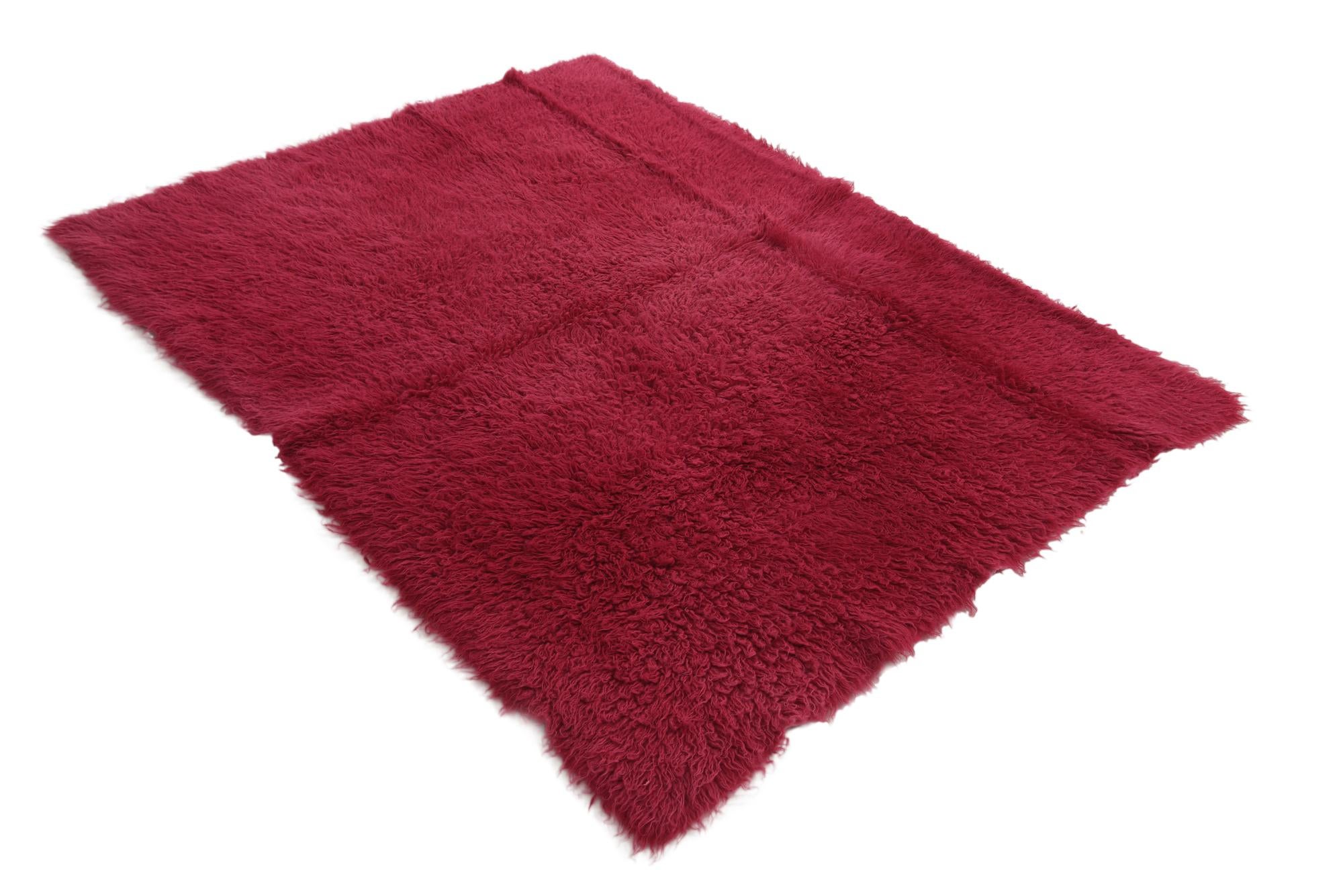 4' 7 x 6' 2 Hand Knotted Moroccan Wool Rug