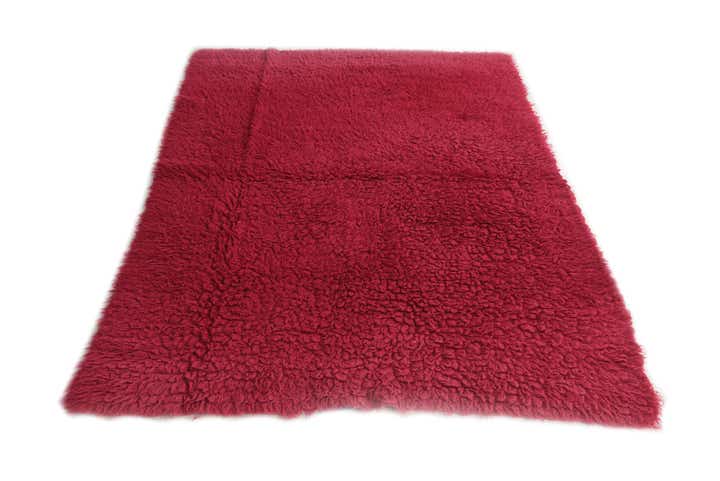 4' 10 x 6' 7 Hand Knotted Moroccan Wool Rug