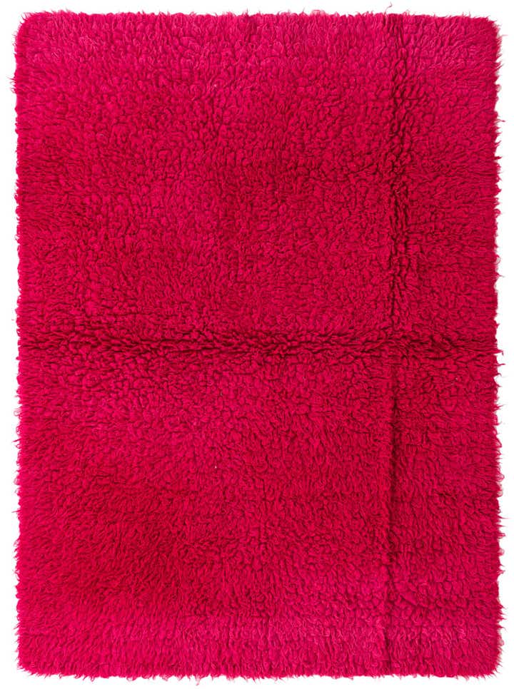 4' 10 x 6' 7 Hand Knotted Moroccan Wool Rug