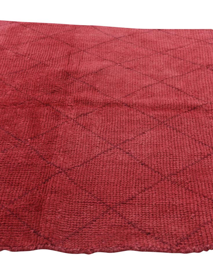 Detail image of 4' 7 x 8' 4 Hand Knotted Moroccan Wool Rug