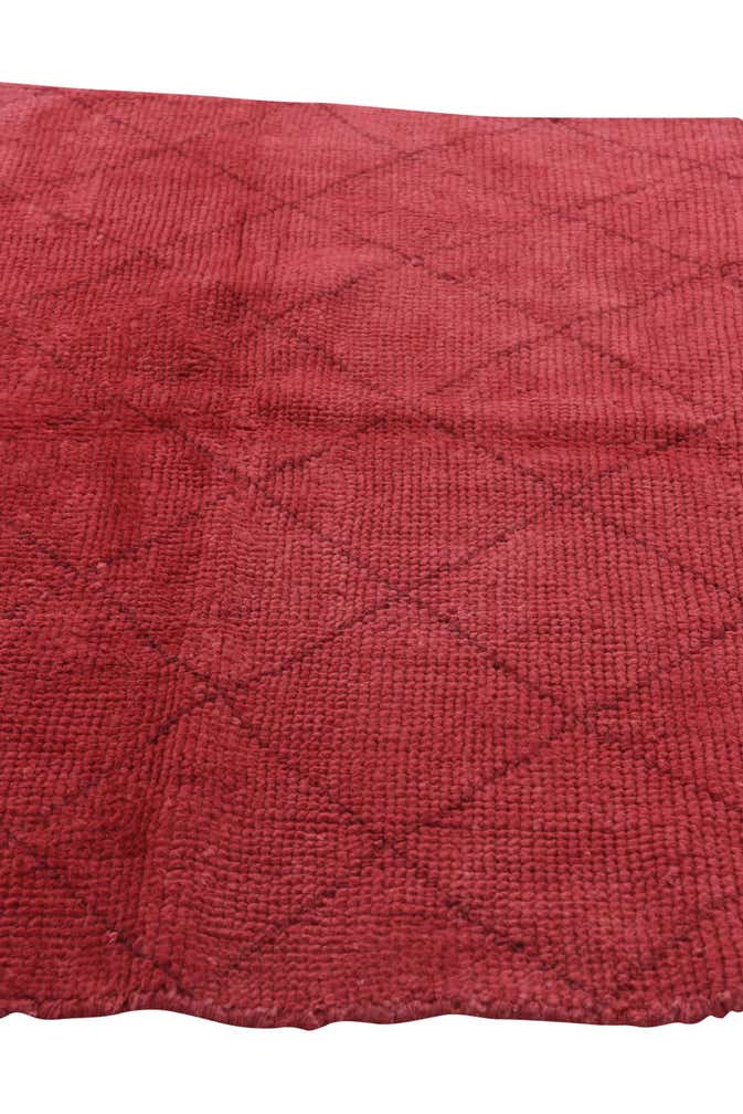 4' 7 x 8' 4 Hand Knotted Moroccan Wool Rug