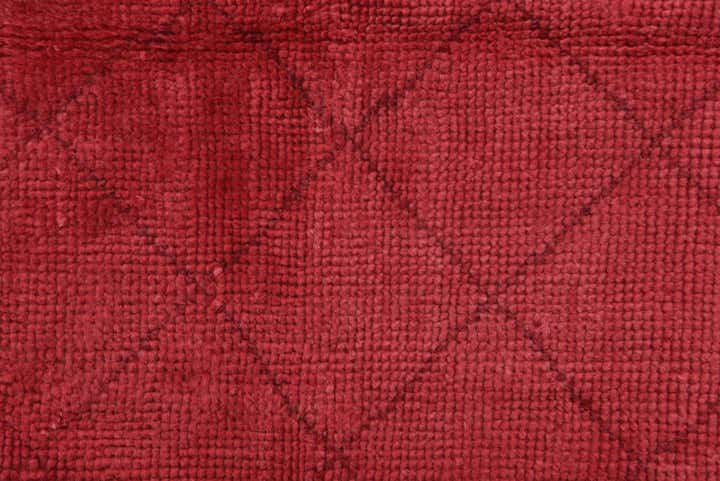 4' 7 x 8' 4 Hand Knotted Moroccan Wool Rug