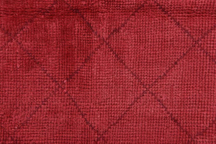 Detail image of 4' 7 x 8' 4 Hand Knotted Moroccan Wool Rug