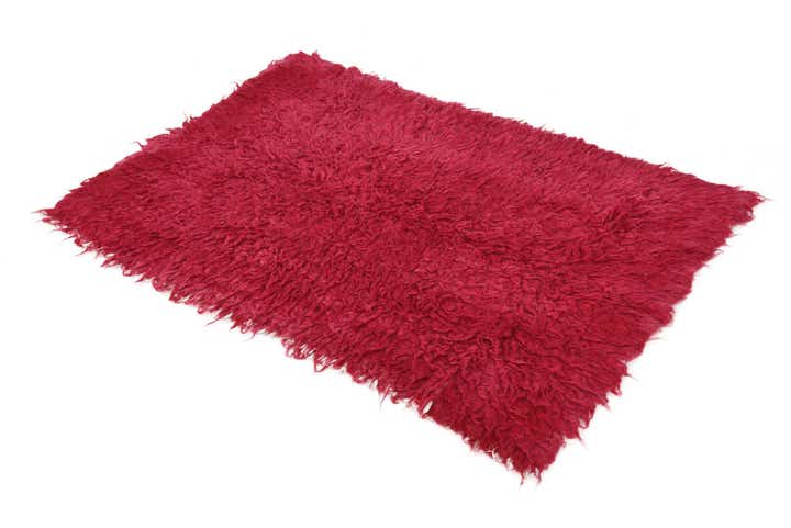 3' 2 x 4' 8 Hand Knotted Moroccan Wool Rug