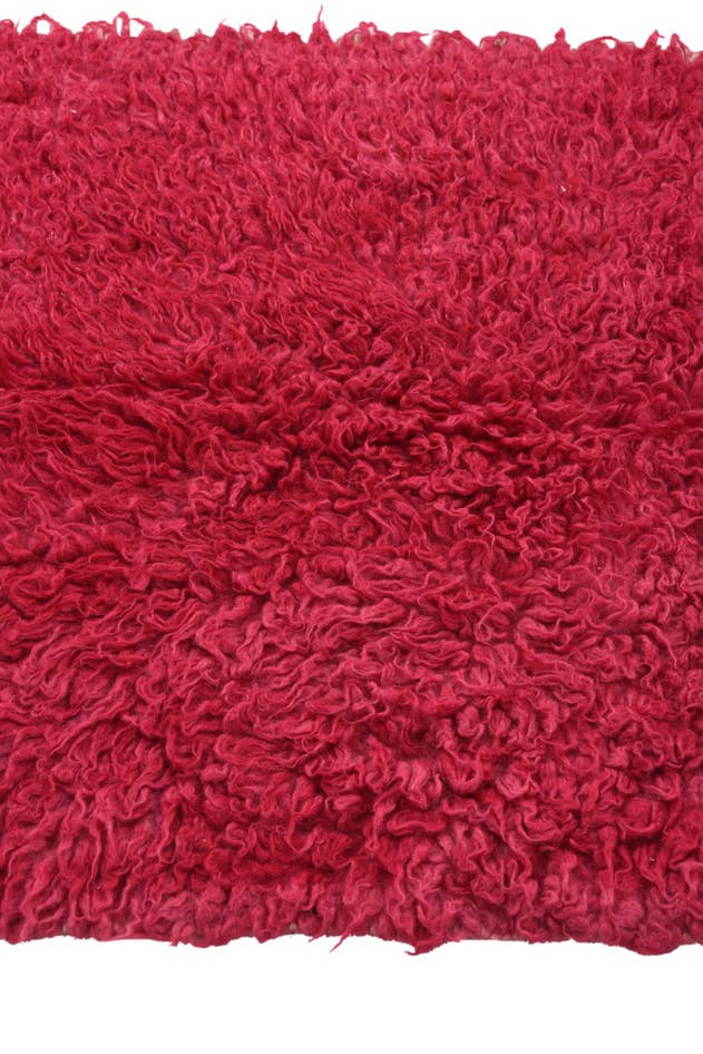 Detail image of 3' 2 x 4' 8 Hand Knotted Moroccan Wool Rug