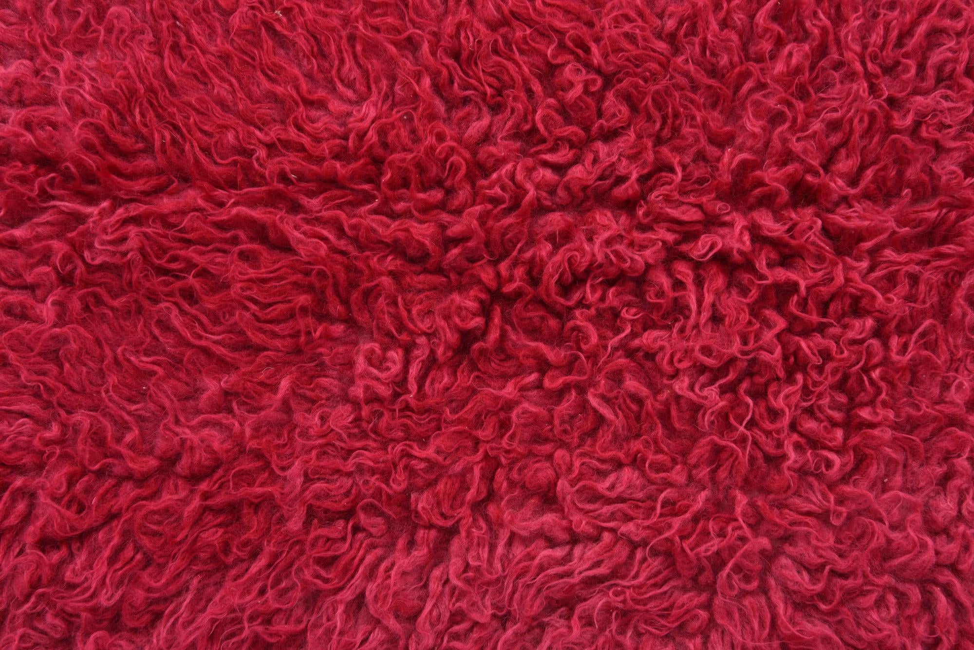 3' 2 x 4' 8 Hand Knotted Moroccan Wool Rug