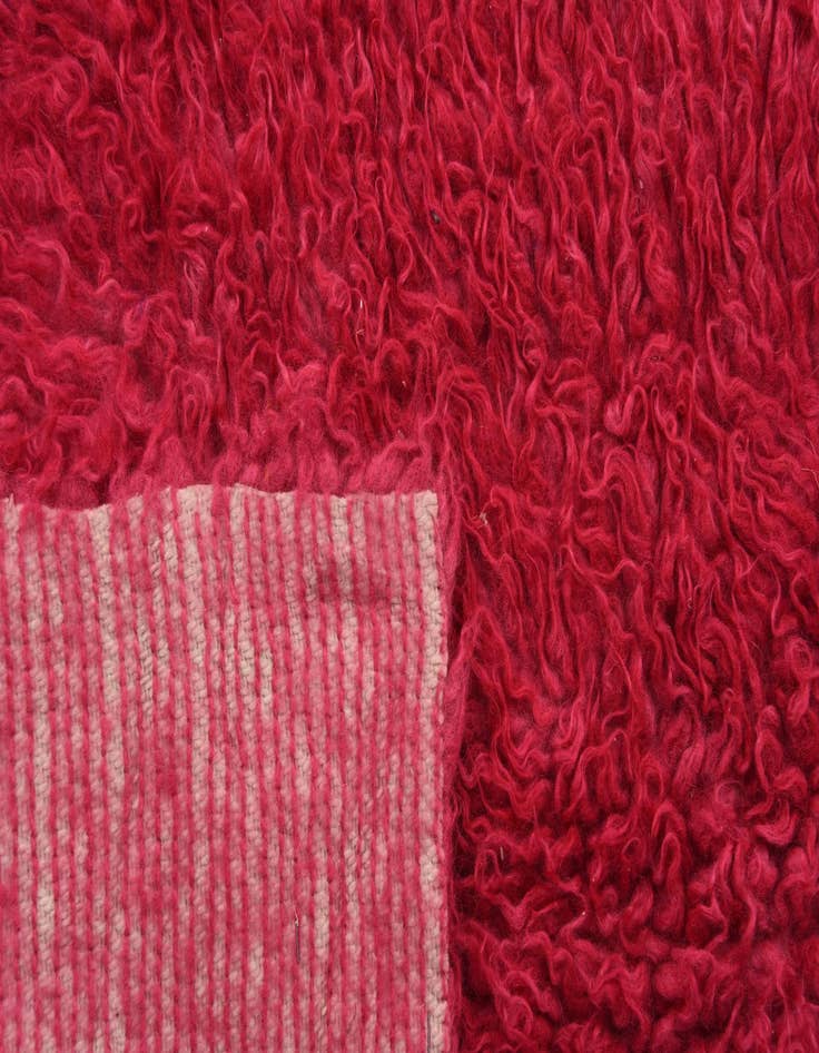 Detail image of 3' 2 x 4' 8  Hand Knotted Moroccan Wool Rug