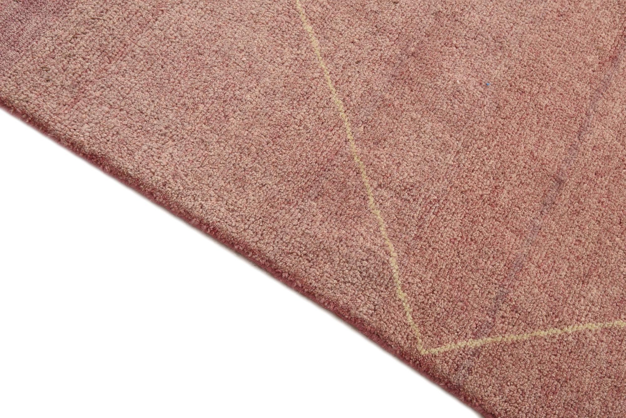 5' 6 x 7' 10 Hand Knotted Moroccan Wool Rug