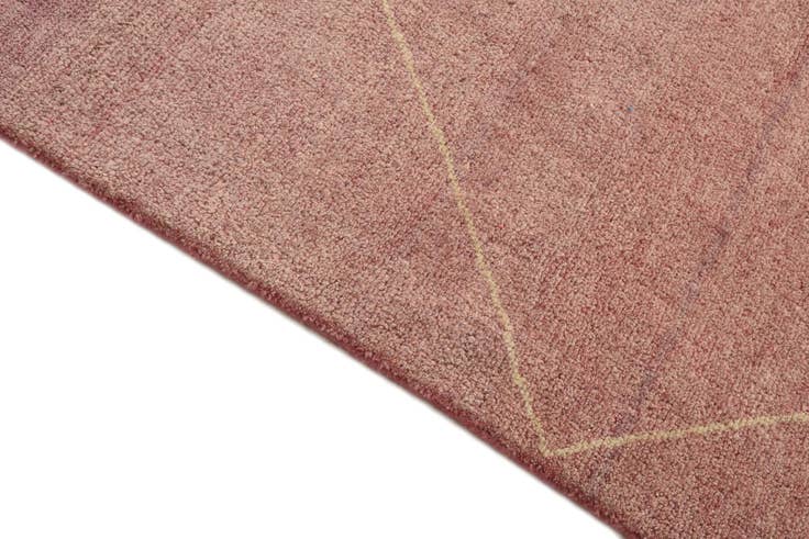 Detail image of 5' 6 x 7' 10 Hand Knotted Moroccan Wool Rug