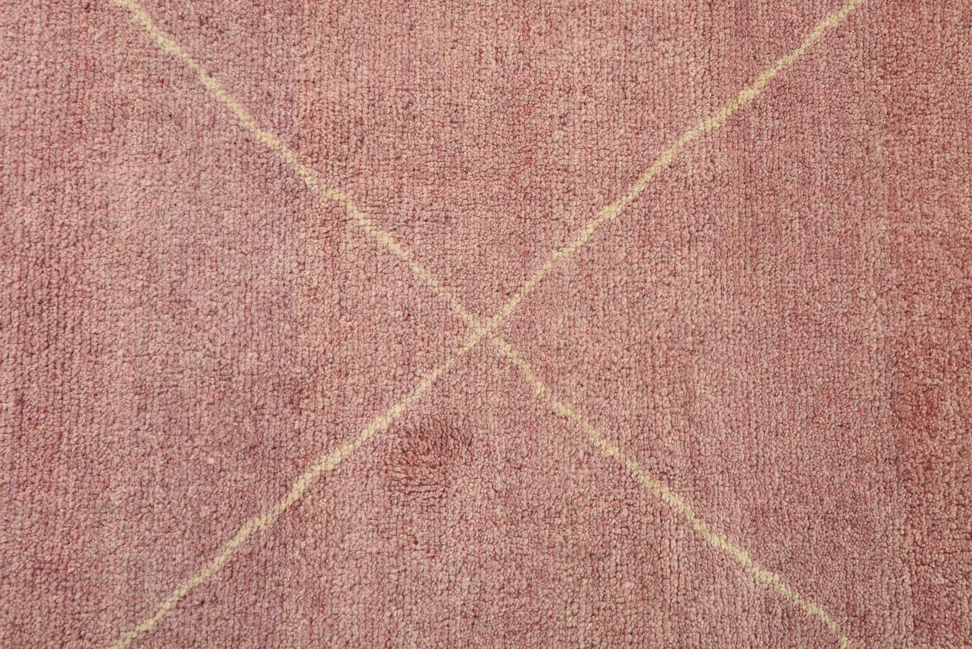 5' 6 x 7' 10 Hand Knotted Moroccan Wool Rug