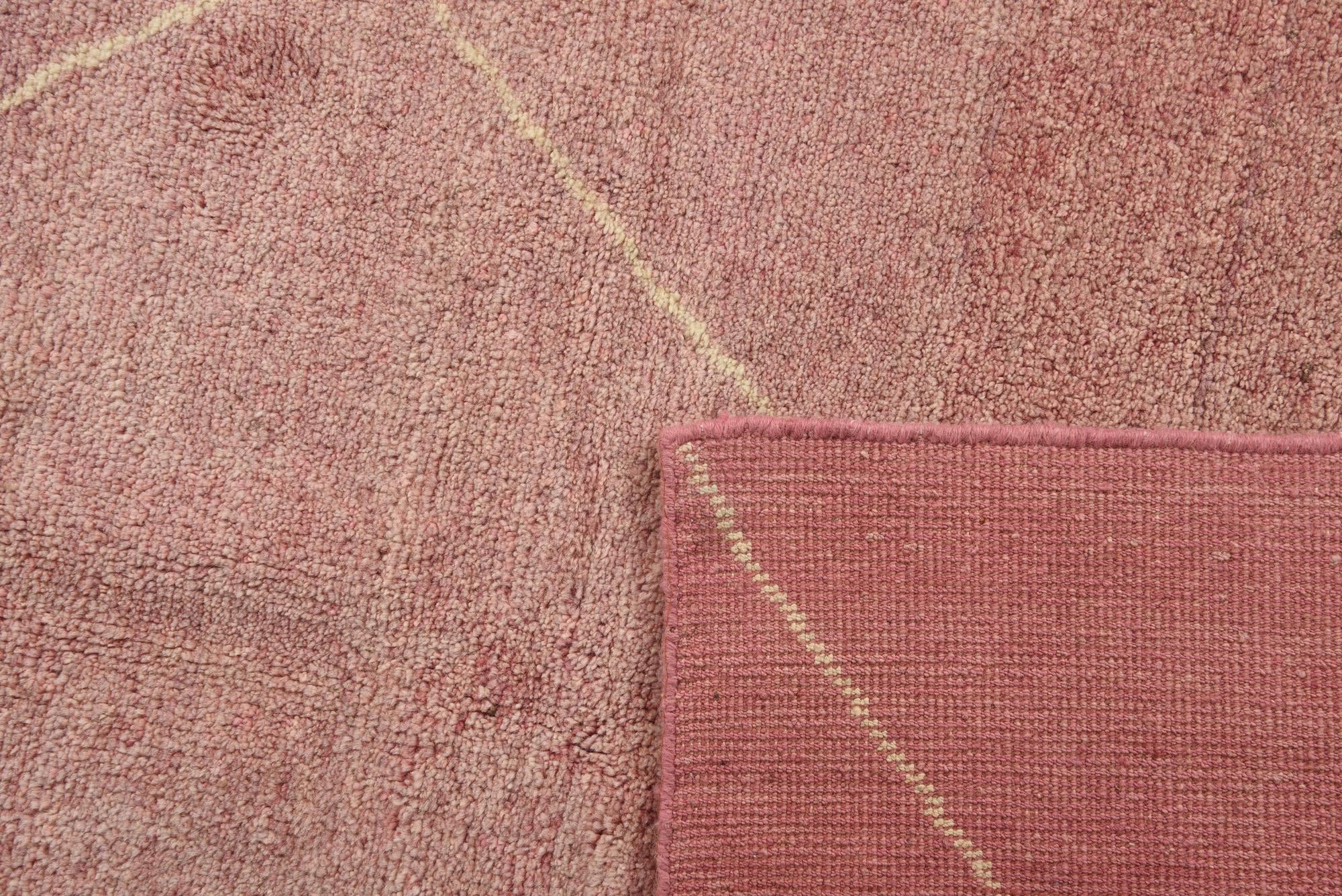 5' 6 x 7' 10 Hand Knotted Moroccan Wool Rug