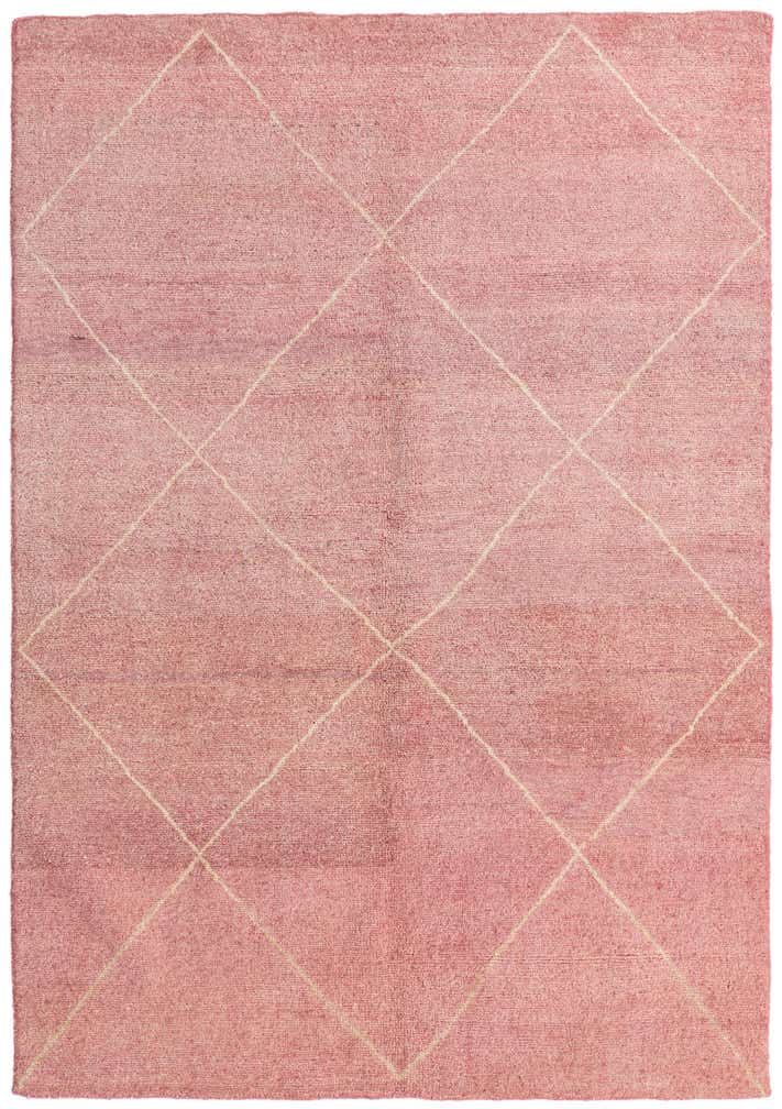 5' 6 x 7' 10 Hand Knotted Moroccan Wool Rug