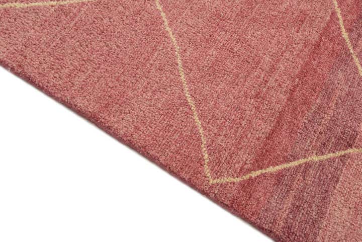 4' 6 x 6' 6 Hand Knotted Moroccan Wool Rug