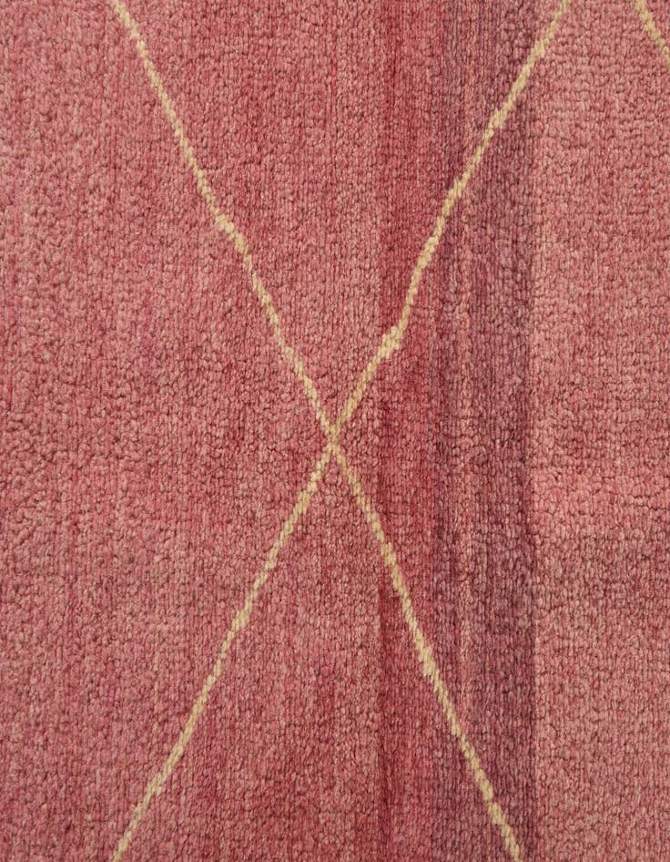 Detail image of 4' 6 x 6' 6  Hand Knotted Moroccan Wool Rug