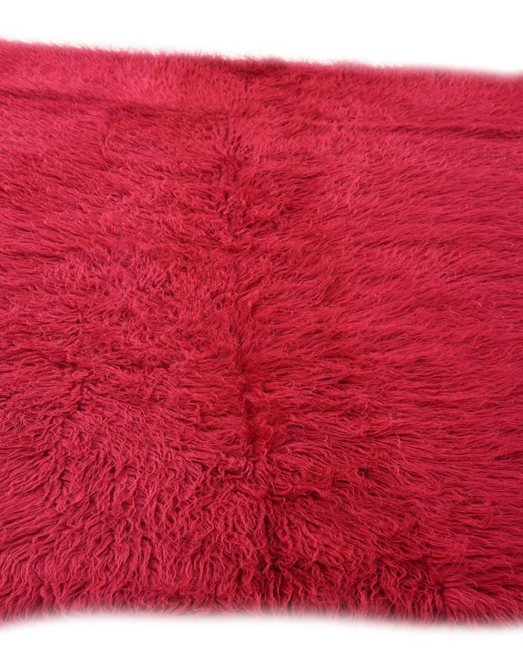 Detail image of 4' 9 x 5' 11  Hand Knotted Moroccan Wool Rug