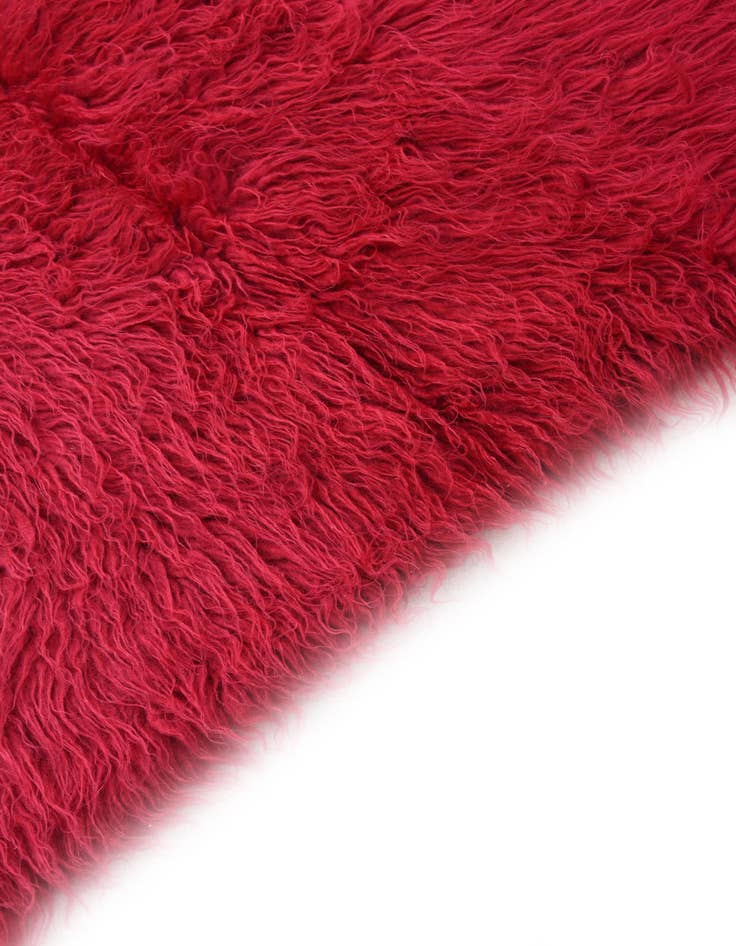 Detail image of 4' 9 x 5' 11  Hand Knotted Moroccan Wool Rug