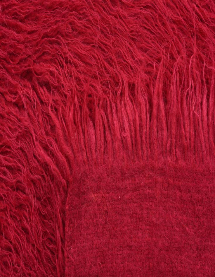 Detail image of 4' 9 x 5' 11  Hand Knotted Moroccan Wool Rug