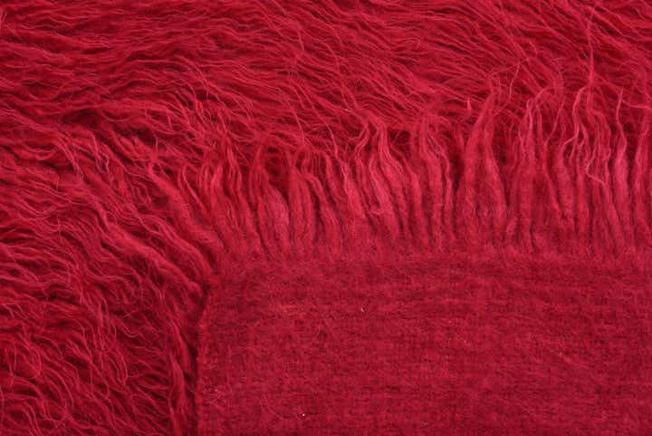 4' 9 x 5' 11 Hand Knotted Moroccan Wool Rug