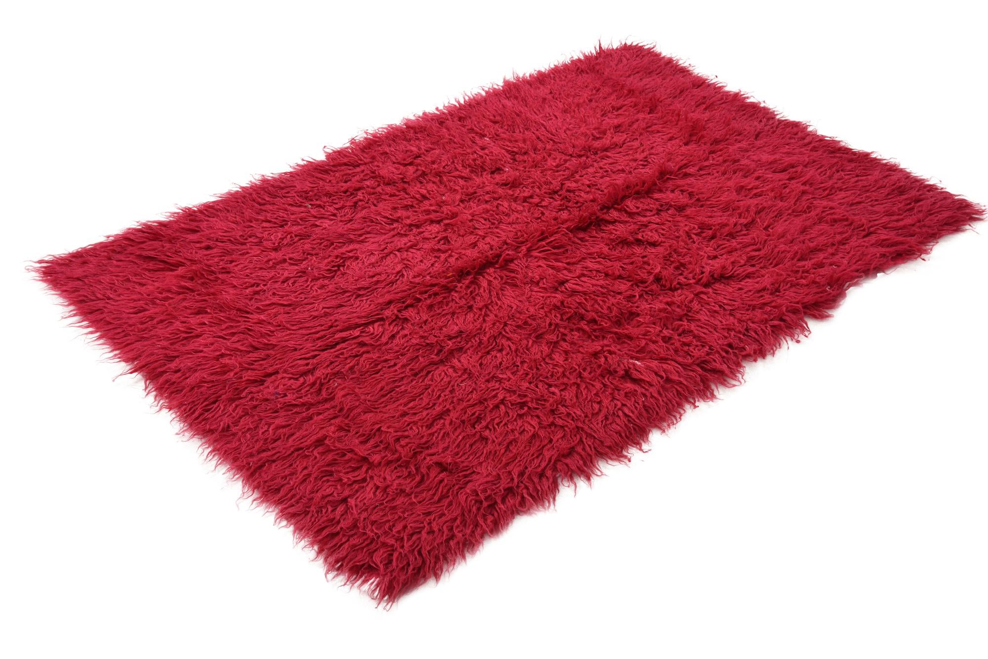 3' 5 x 5' 6 Hand Knotted Moroccan Wool Rug