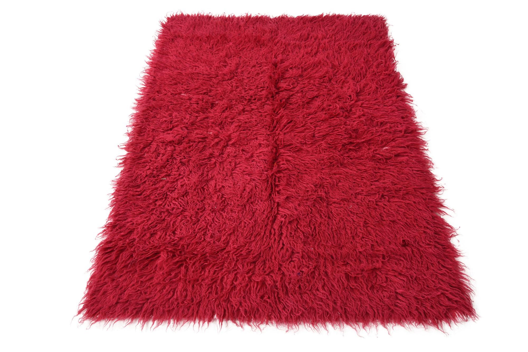 3' 5 x 5' 6 Hand Knotted Moroccan Wool Rug