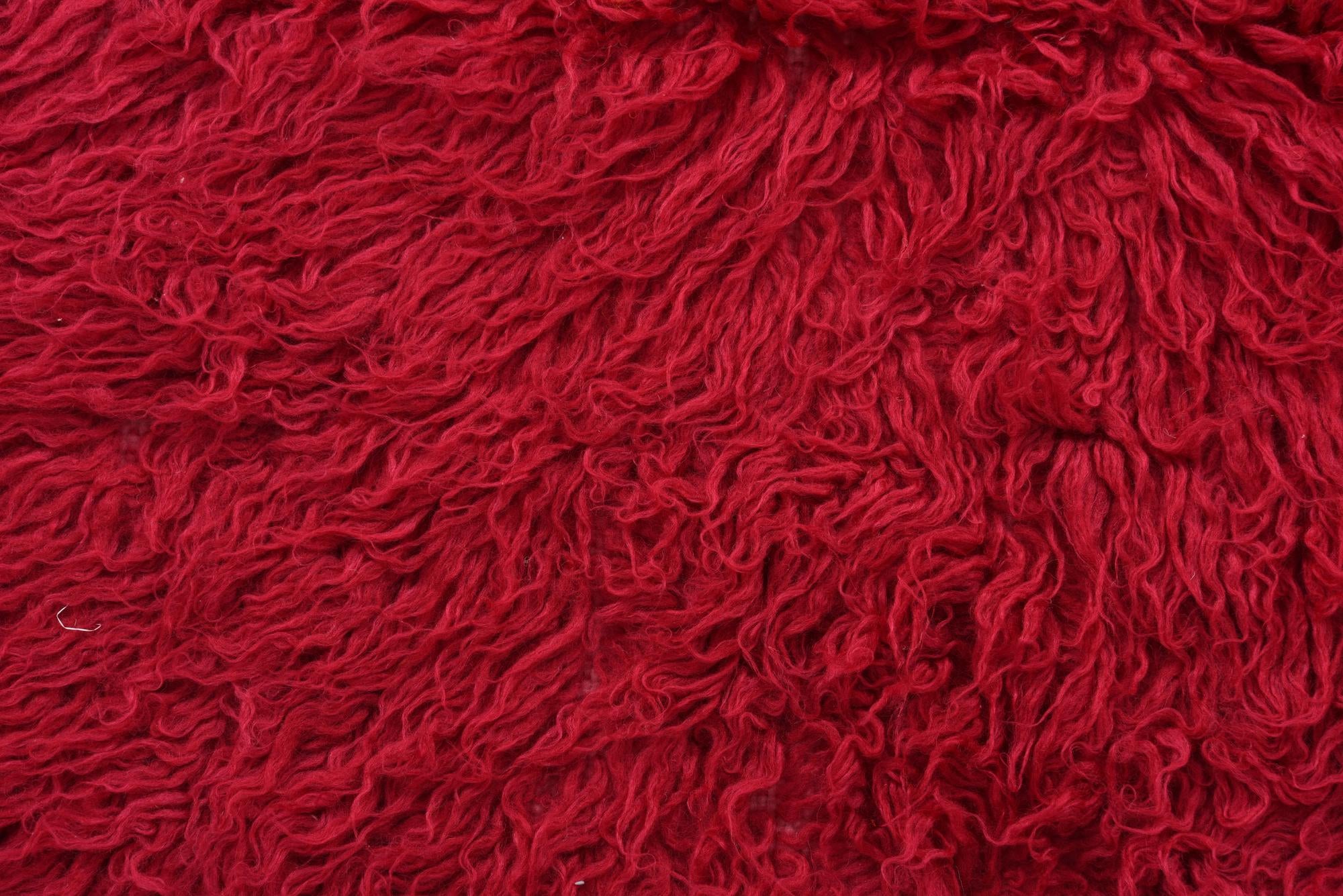 3' 5 x 5' 6 Hand Knotted Moroccan Wool Rug