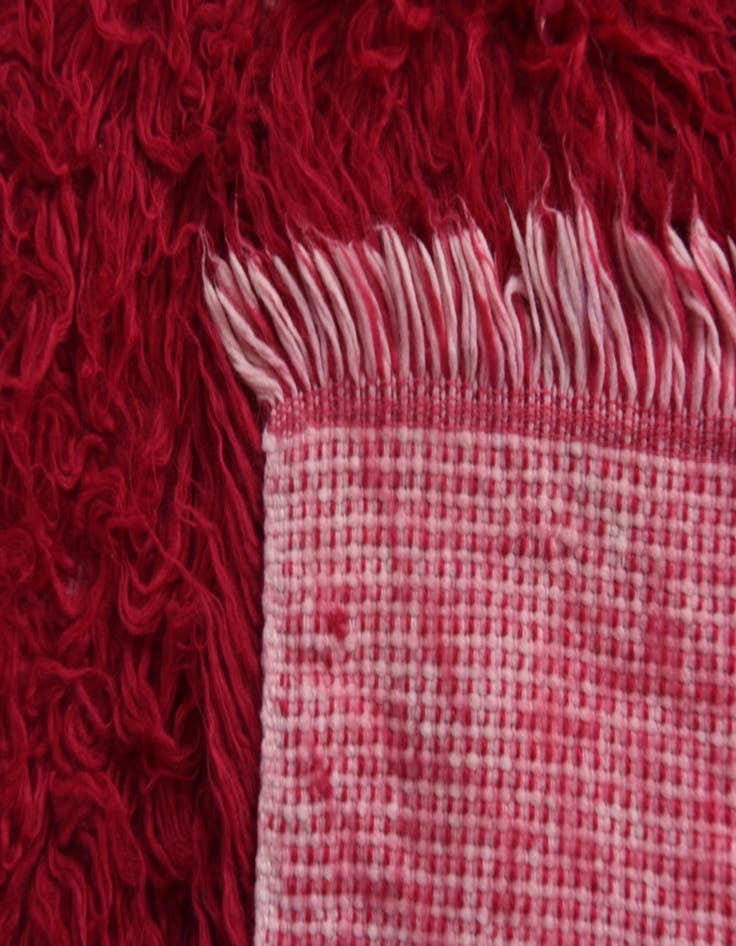 Detail image of 3' 5 x 5' 6  Hand Knotted Moroccan Wool Rug