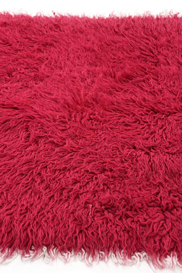 Detail image of 2' 10 x 5' 1 Hand Knotted Moroccan Wool Rug