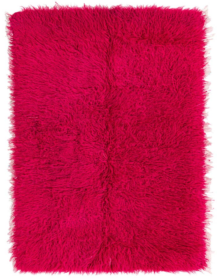 Detail image of 2' 10 x 5' 1 Hand Knotted Moroccan Wool Rug