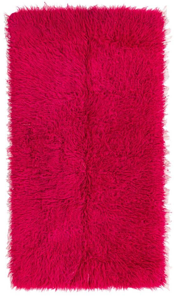 Detail image of 2' 10 x 5' 1 Hand Knotted Moroccan Wool Rug