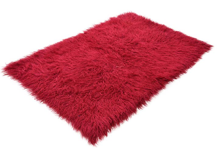 Detail image of 3' 1 x 5' 1 Hand Knotted Moroccan Wool Rug
