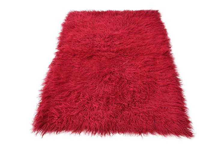 Detail image of 3' 1 x 5' 1 Hand Knotted Moroccan Wool Rug