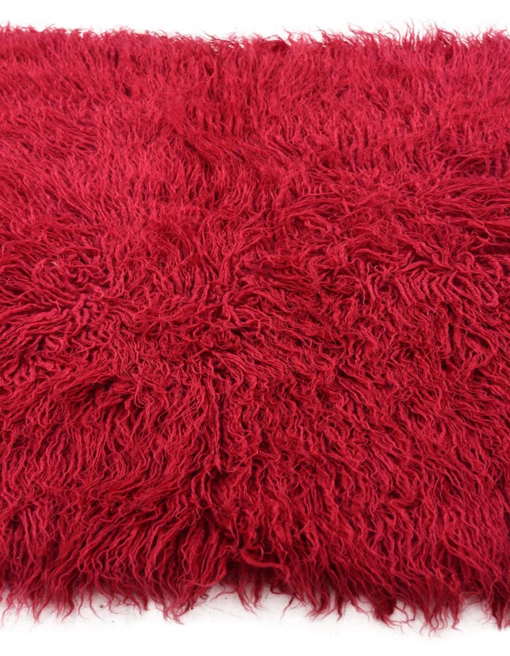 Detail image of 3' 1 x 5' 1  Hand Knotted Moroccan Wool Rug