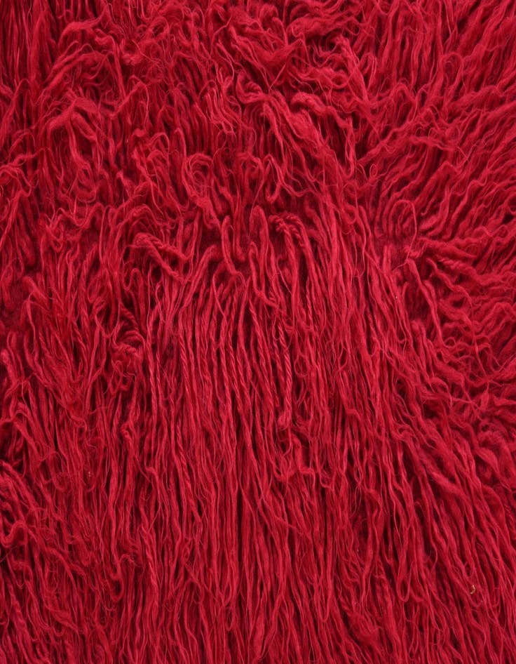 Detail image of 3' 1 x 5' 1  Hand Knotted Moroccan Wool Rug