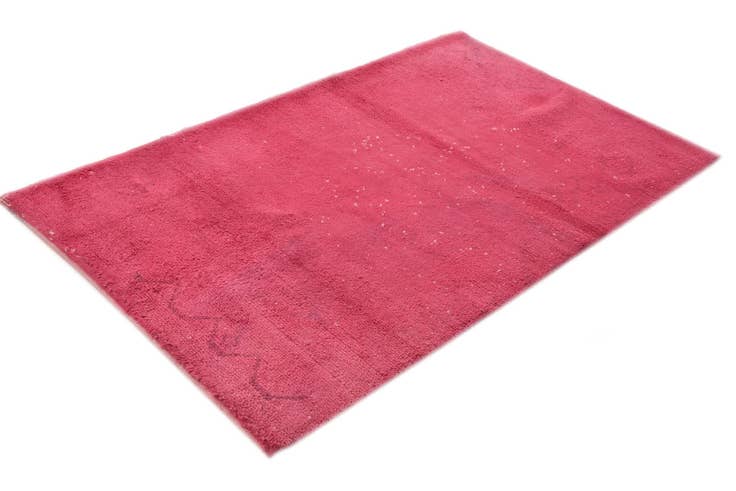 Detail image of 3' 11 x 6' 4 Hand Knotted Moroccan Wool Rug