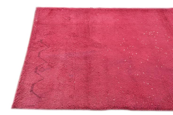 Detail image of 3' 11 x 6' 4 Hand Knotted Moroccan Wool Rug
