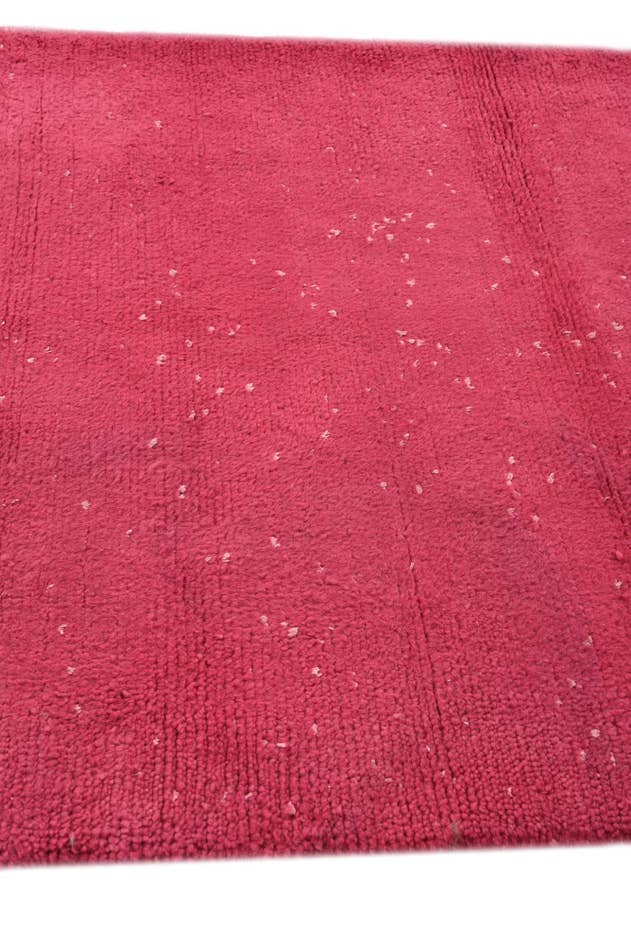 Detail image of 3' 11 x 6' 4 Hand Knotted Moroccan Wool Rug