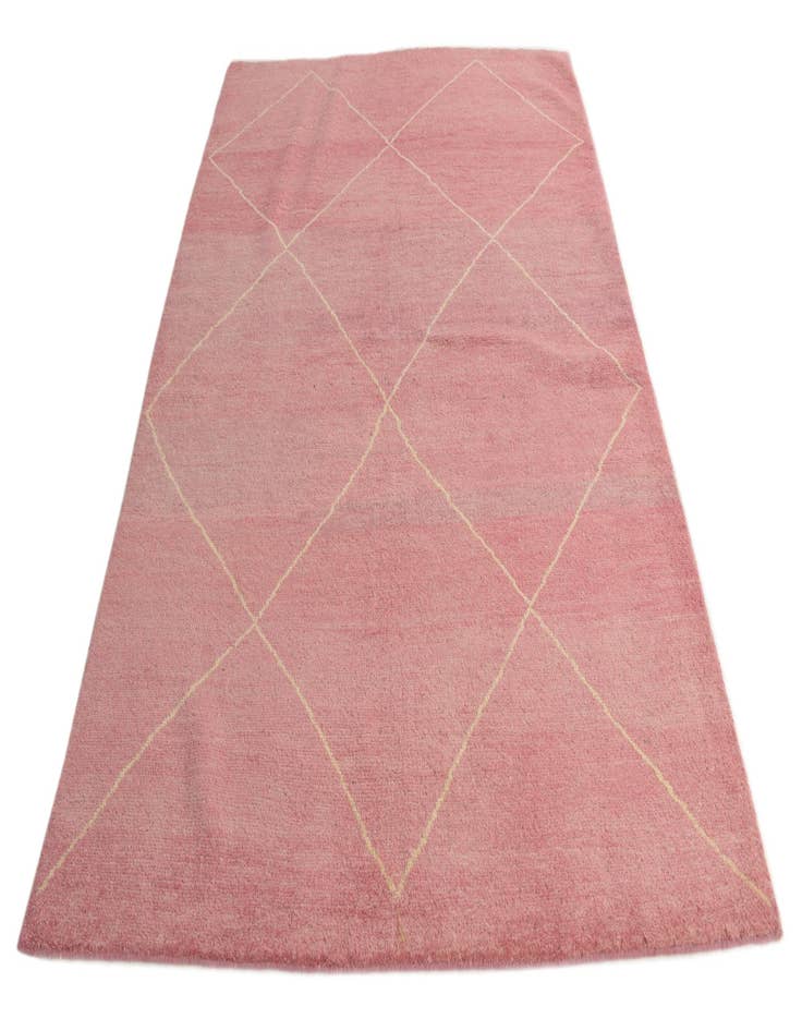 Detail image of 5' 9 x 8' 2  Hand Knotted Moroccan Wool Rug