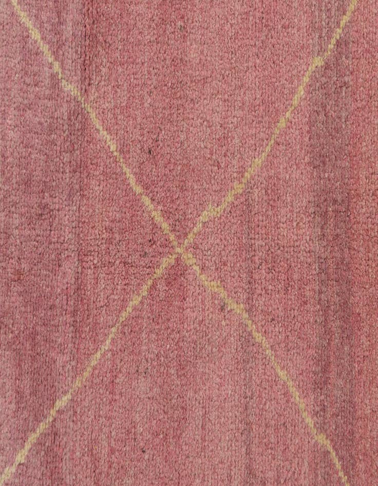 Detail image of 5' 9 x 8' 2  Hand Knotted Moroccan Wool Rug