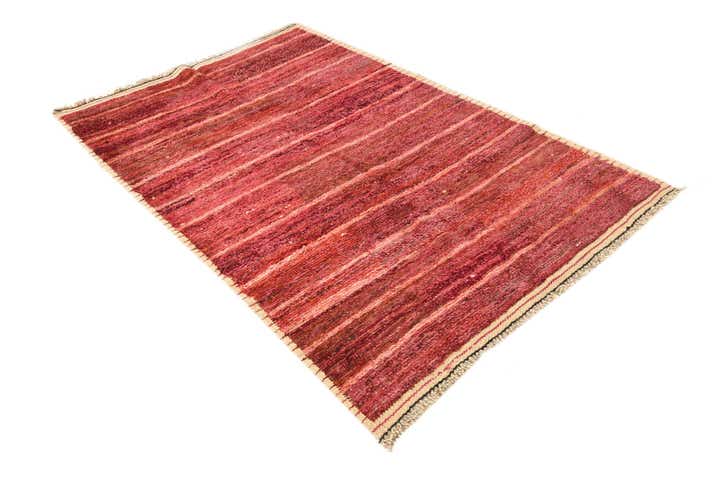 4' 1 x 6' 5 Hand Knotted Moroccan Wool Rug